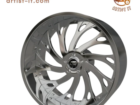 AMANI FORGED Atlantic ORIGINAL FORGED WHEEL 3D MODEL 3D Print Model