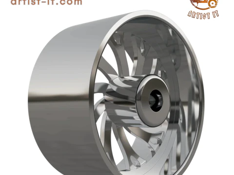 AMANI FORGED Atlantic ORIGINAL FORGED WHEEL 3D MODEL 3D Print Model