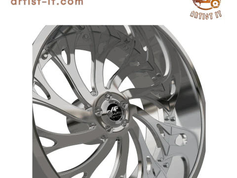 AMANI FORGED Atlantic ORIGINAL FORGED WHEEL 3D MODEL 3D Print Model