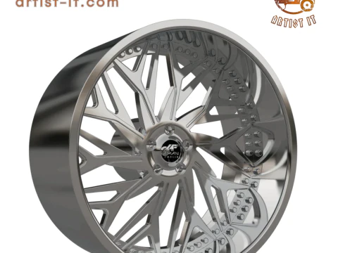 RUOTA FORGIATA ORIGINALE AMANI FORGED BALTA MODELLO 3D Modello di stampa 3D