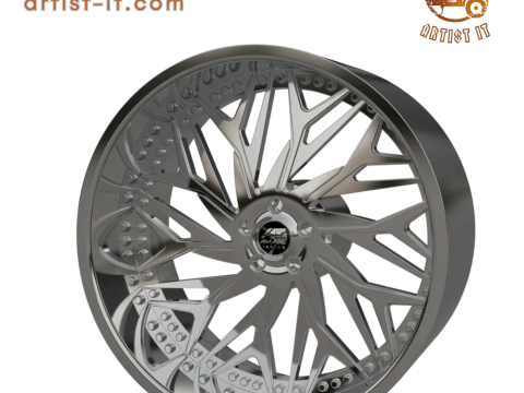 AMANI FORGED BALTA ORIGINAL FORGED WHEEL 3D MODEL 3D Print Model