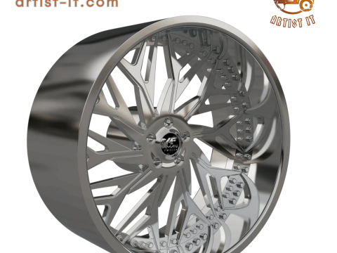 AMANI FORGED BALTA ORIGINAL FORGED WHEEL 3D MODEL 3D Print Model