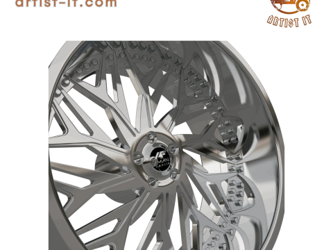 AMANI FORGED BALTA ORIGINAL FORGED WHEEL 3D MODEL 3D Print Model