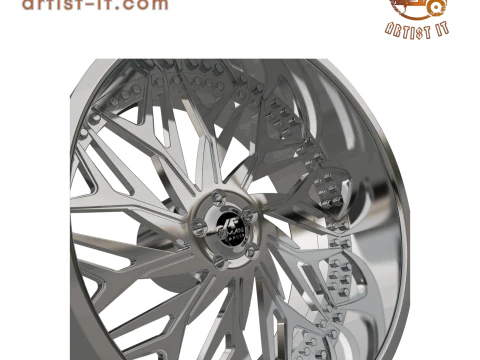 AMANI FORGED BALTA ORIGINAL FORGED WHEEL 3D MODEL 3D Print Model