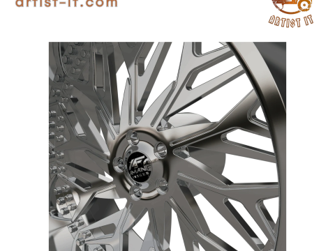 AMANI FORGED BALTA ORIGINAL FORGED WHEEL 3D MODEL 3D Print Model