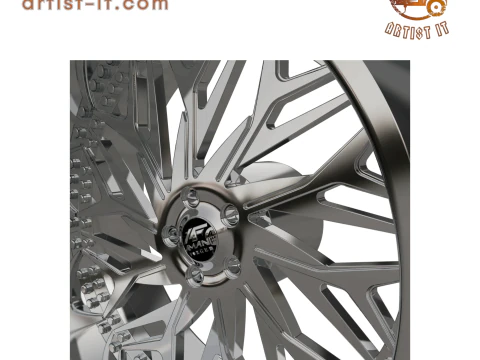 AMANI FORGED BALTA ORIGINAL FORGED WHEEL 3D MODEL 3D Print Model
