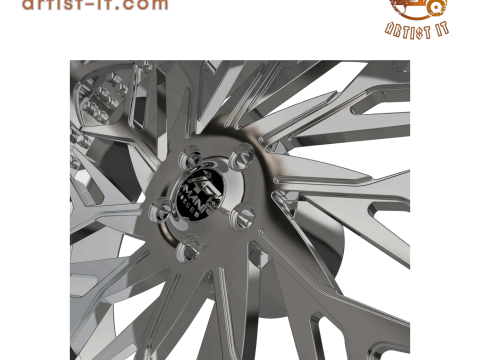 AMANI FORGED BALTA ORIGINAL FORGED WHEEL 3D MODEL 3D Print Model