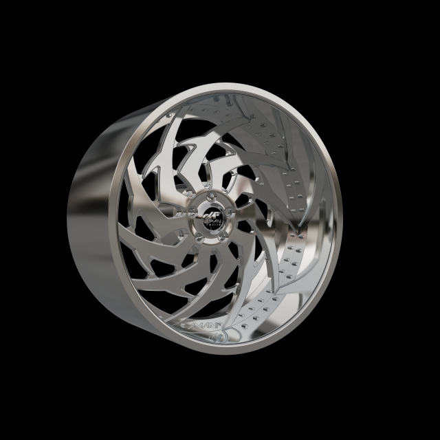 AMANI FORGED CAPISCO ORIGINAL FORGED WHEEL 3D MODEL 3D Print Model .c4d .max .obj .3ds .fbx .stl .blend 