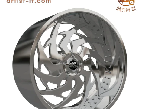 RUOTA FORGIATA ORIGINALE AMANI FORGED CAPISCO MODELLO 3D Modello di stampa 3D