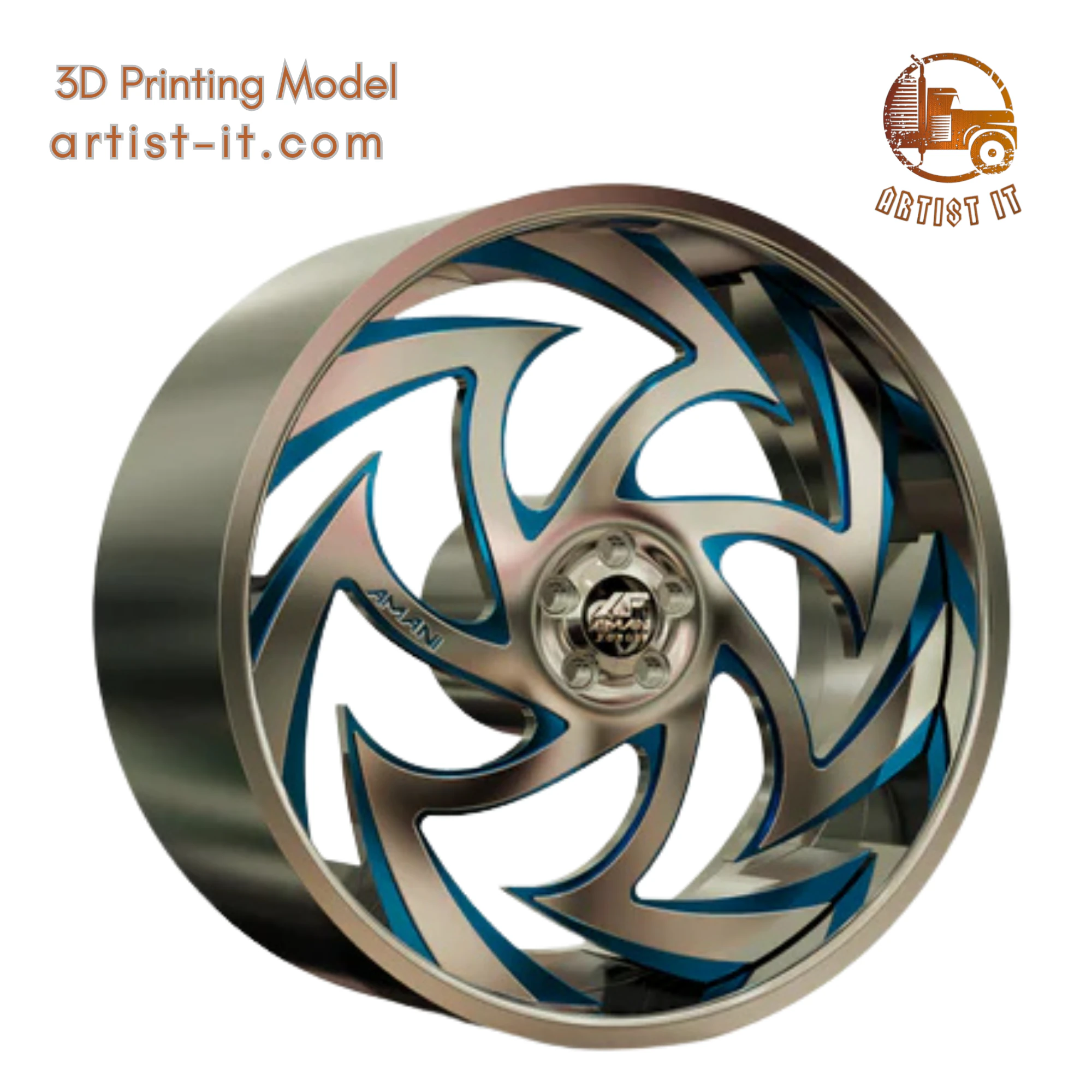 AMANI FORGED carito concave WHEEL 3D MODEL 3D Print Model .c4d .max .obj .3ds .fbx .stl .blend 