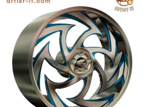 AMANI 鍛造カリトコンケイブホイール 3D モデル 3Dプリントモデル