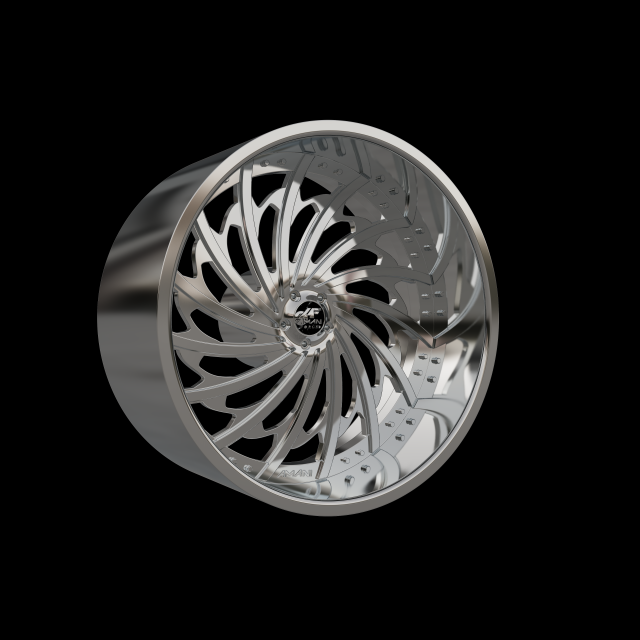 AMANI FORGED CUSTOM CAPISCO ORIGINAL FORGED WHEEL 3D MODEL Modelo de impresión 3D .c4d .max .obj .3ds .fbx .stl .blend 