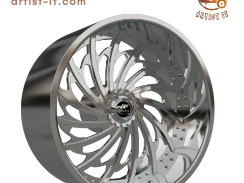 AMANI FORGED CUSTOM CAPISCO ORIGINAL FORGED WHEEL 3D MODEL 3D Print Model