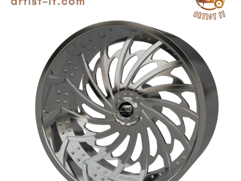 AMANI FORGED CUSTOM CAPISCO ORIGINAL FORGED WHEEL 3D MODEL 3D Print Model
