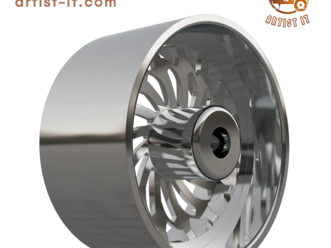 AMANI FORGED CUSTOM CAPISCO ORIGINAL FORGED WHEEL 3D MODEL 3D Print Model