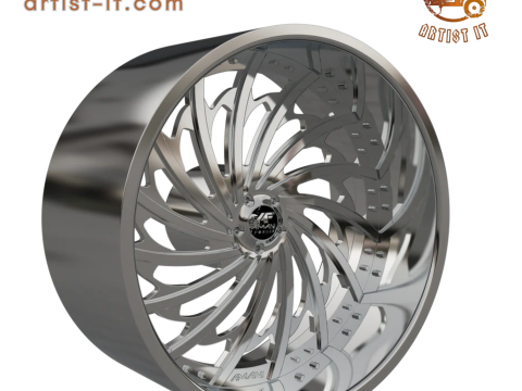 AMANI FORGED CUSTOM CAPISCO ORIGINAL FORGED WHEEL 3D MODEL 3D Print Model