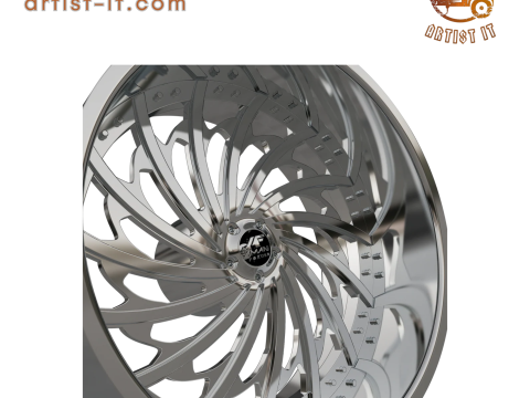 AMANI FORGED CUSTOM CAPISCO ORIGINAL FORGED WHEEL 3D MODEL 3D Print Model