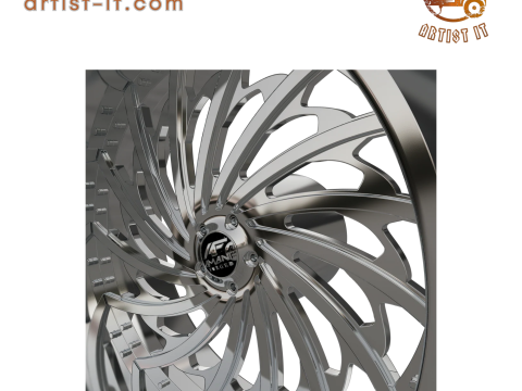 AMANI FORGED CUSTOM CAPISCO ORIGINAL FORGED WHEEL 3D MODEL 3D Print Model
