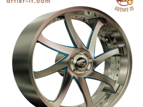 AMANI FORGED EMPIRE konkaves RAD 3D-MODELL 3D-MODELL 3D Druckmodell