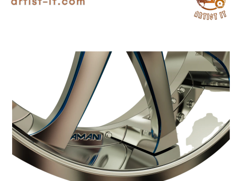 AMANI FORGED EMPIRE MODEL 3D RODA cekung Model Cetak 3D