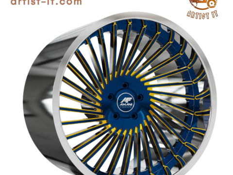 MODELLO 3D RUOTA FORGIATA AMANI originale Cile Modello di stampa 3D