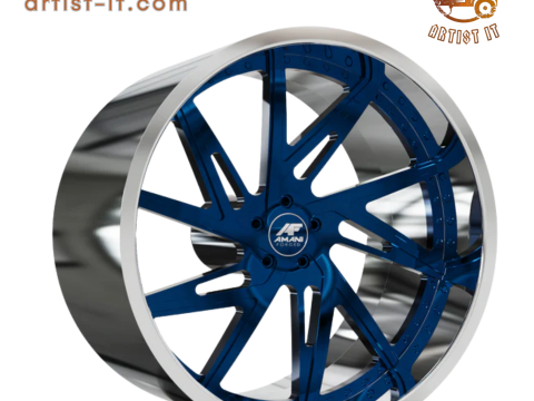 MODEL 3D Conrad WHEEL asli yang ditempa AMANI Model Cetak 3D