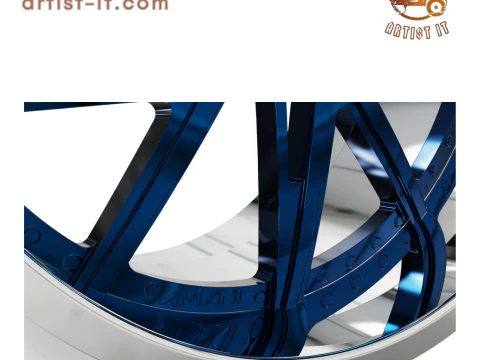 AMANI FORGED original Conrad WHEEL 3D MODEL 3D Print Model