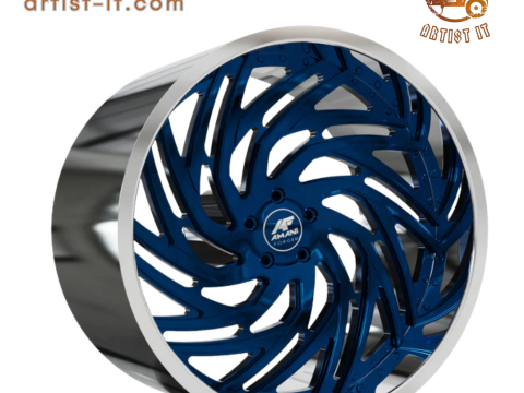 MODELLO 3D RUOTA Desi originale FORGIATA AMANI Modello di stampa 3D