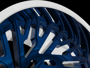 AMANI FORGED original Dorado WHEEL 3D MODEL Modelo de Impressão 3D