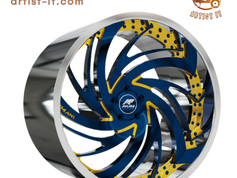 AMANI КОВАНА ОРИГІНАЛЬНА 3D-МОДЕЛЬ КОЛЕСА Quando 3D Принт Модель