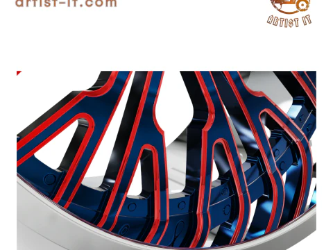 AMANI FORGED ORIGINAL Rivalry WHEEL 3D MODEL 3D Print Model