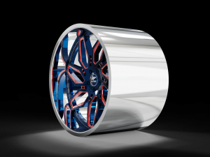 AMANI FORGED ORIGINAL Smoked WHEEL 3D MODEL Model Cetak 3D