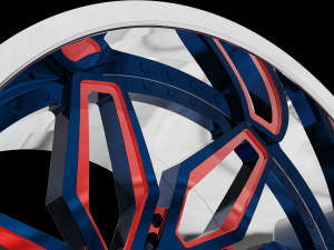 AMANI FORGED ORIGINAL Smoked WHEEL 3D MODEL Model Cetak 3D