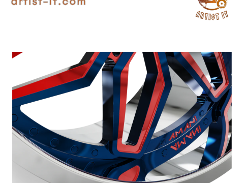 AMANI FORGED ORIGINAL スモークホイール 3Dモデル 3Dプリントモデル