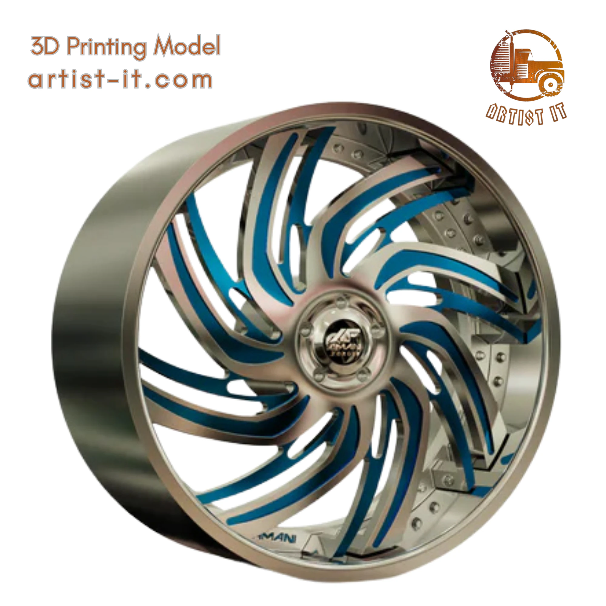 AMANI FORGED RIO CONCAVE WHEEL 3D MODEL 3D Print Model .c4d .max .obj .3ds .fbx .stl .blend