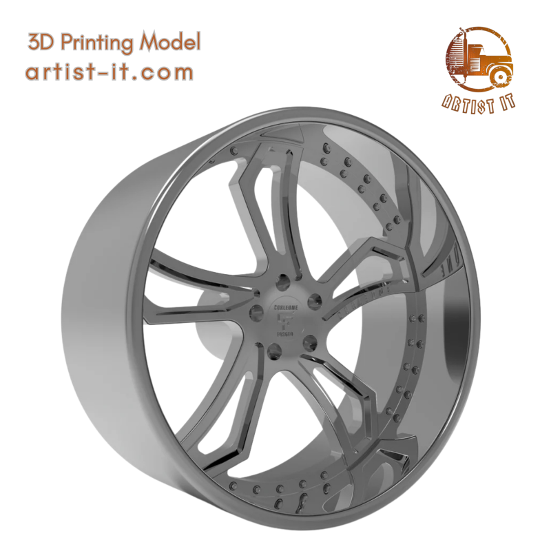 CORLEONE accardi WHEEL 3D MODEL 3D Print Model .c4d .max .obj .3ds .fbx .stl .blend 
