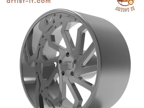 CORLEONE luso WHEEL 3D MODEL 3D Print Model