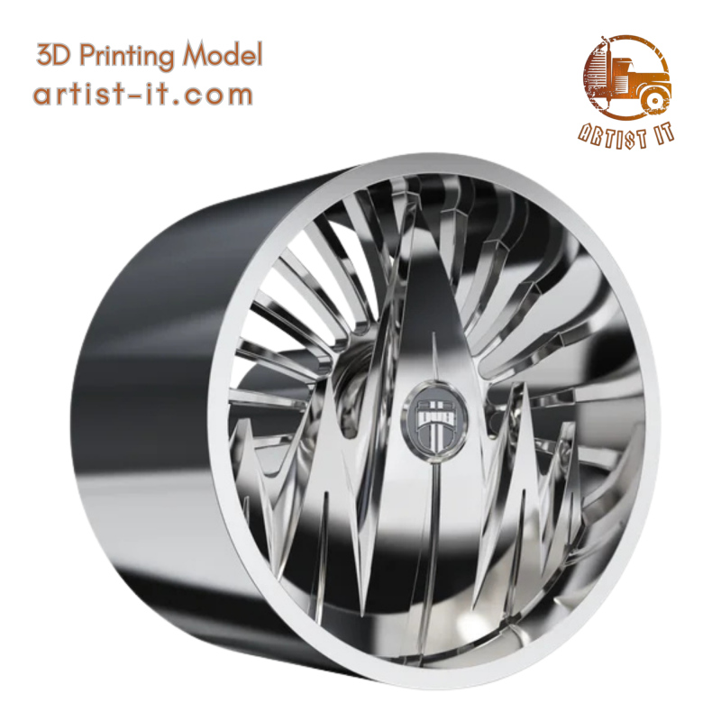 DUB FU WHEEL 3D MODEL 3D Print Model .c4d .max .obj .3ds .fbx .stl .blend 