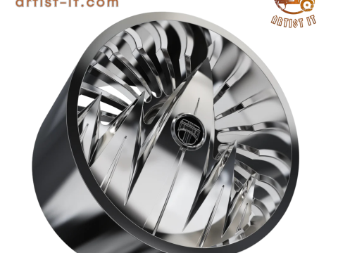 DUB FU WHEEL 3D MODEL 3D Print Model