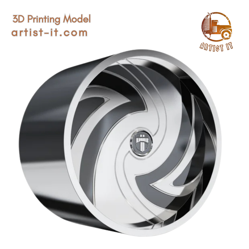 DUB HURRICAYNE WHEEL 3D MODEL 3D Print Model .c4d .max .obj .3ds .fbx .stl .blend 