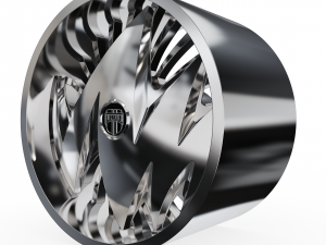 DUB RAGGED WHEEL 3D MODEL Modello di stampa 3D