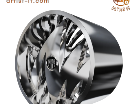 DUB RAGGED WHEEL 3D MODEL 3D Print Model