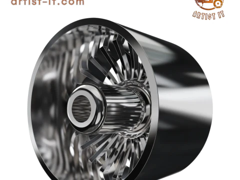 DUB RAGGED WHEEL 3D MODEL 3D Print Model