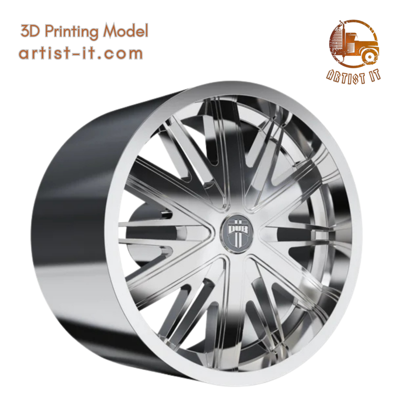DUB STAXX WHEEL 3D MODEL 3D Print Model .c4d .max .obj .3ds .fbx .stl .blend 
