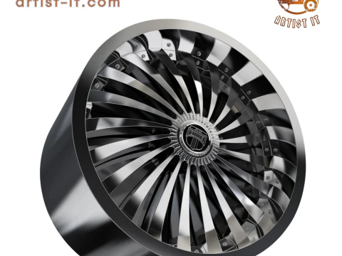 DUB SWYRL WHEEL 3D MODEL 3D Print Model