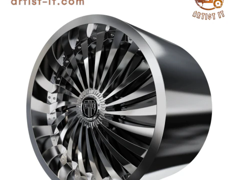 DUB SWYRL WHEEL 3D MODEL 3D Print Model