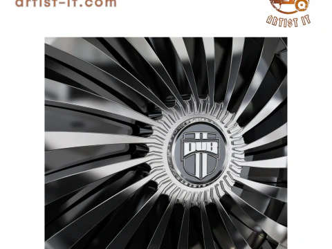 DUB SWYRL WHEEL 3D MODEL 3D Print Model