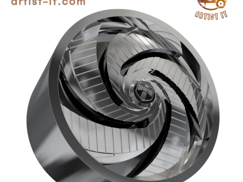 DUB TURBO WHEEL 3D MODEL 3D Print Model