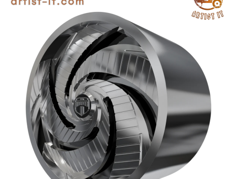 DUB TURBO WHEEL 3D MODEL 3D Print Model