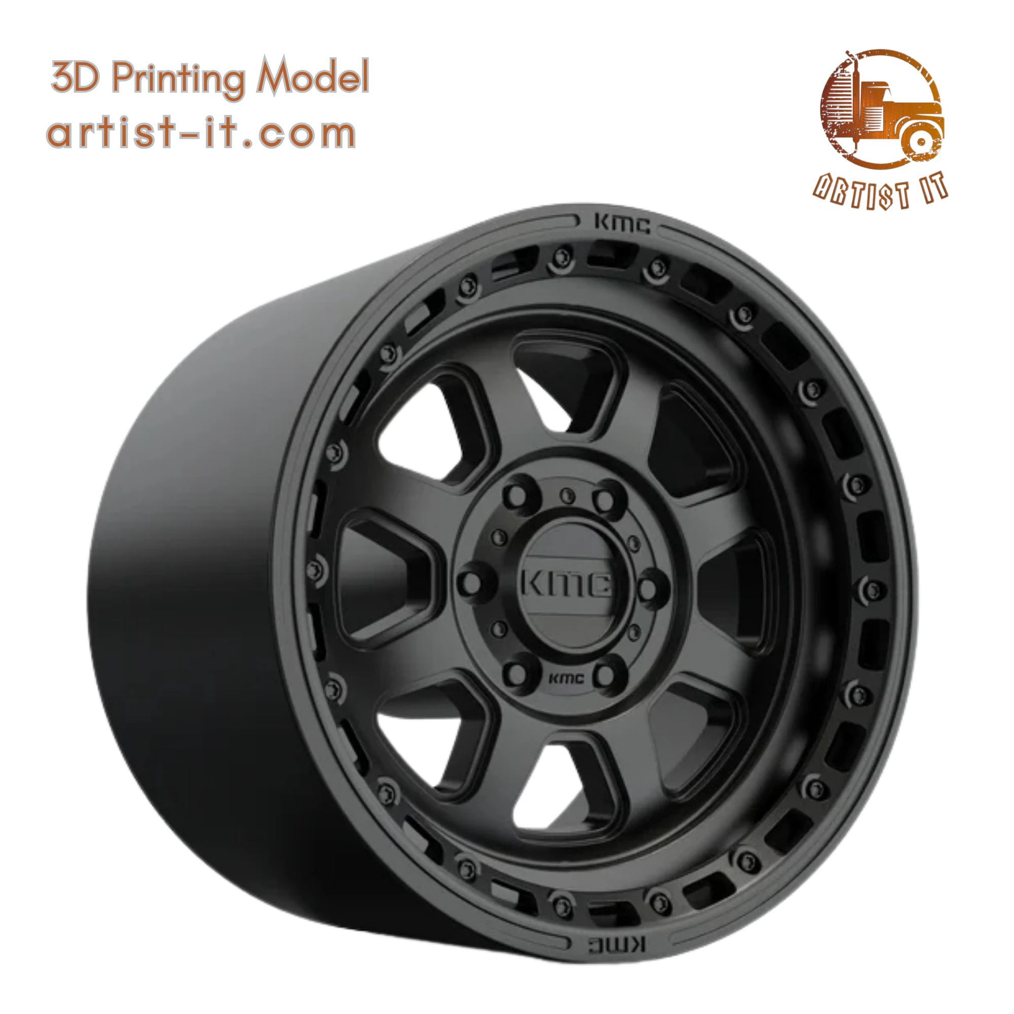 Kmc CHASE wheel 3D MODEL 3D Print Model .c4d .max .obj .3ds .fbx .stl .blend 